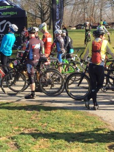 Kevin getting ready for the start of the 57 mile race