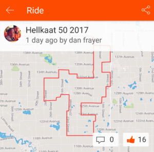 Dan Frayer's HellKaat 50 Route