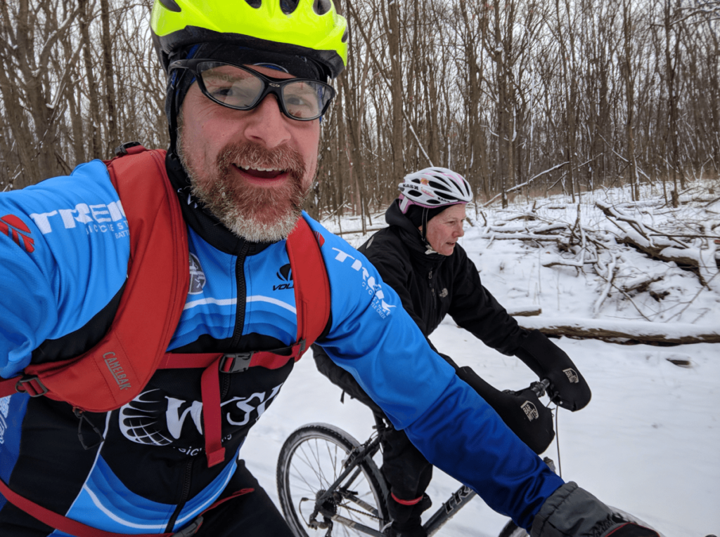 Eric and Kathy on the Trails